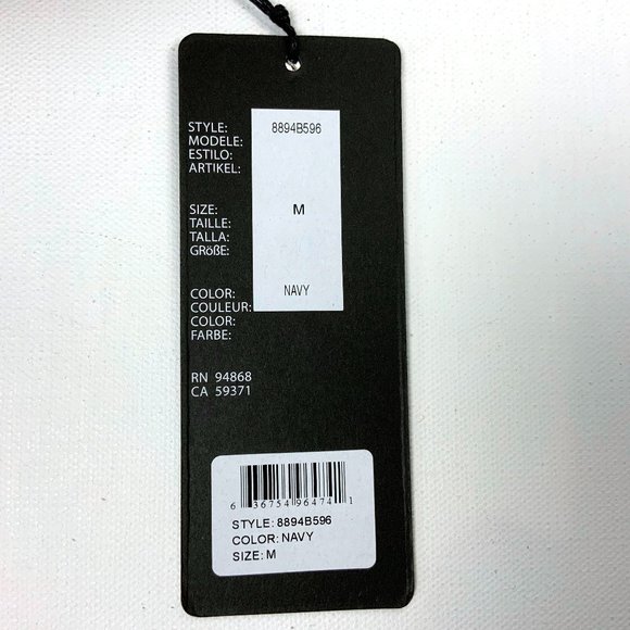 New Bernardo Long Puffer Coat Navy/Teal 60% Duck Down & Feather Fill Size Medium - Picture 4 of 16